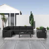 Alfresco 7-Seat Garden Lounge Set - White