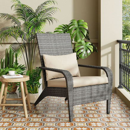 Coastal Weave Reclining Armchair with Bonus Cushion Covers