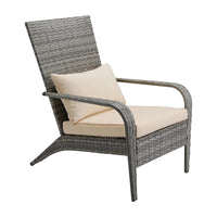 Coastal Weave Reclining Armchair with Bonus Cushion Covers