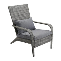 Coastal Weave Reclining Armchair with Bonus Cushion Covers