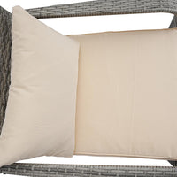 Coastal Weave Reclining Armchair with Bonus Cushion Covers