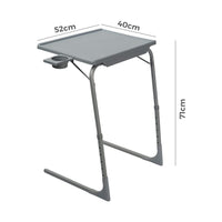 Anywhere Laptop Pro Desk in Silver Grey