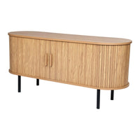 Ripple Sideboard with Sliding Doors   Earthy Elegance Redefined