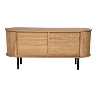 Ripple Sideboard with Sliding Doors   Earthy Elegance Redefined