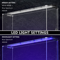 27W Set 2 Aquarium Blue White LED Light for Tank 95-115cm