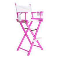 Director Movie Folding Tall Chair 76cm PINK HUMOR