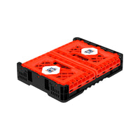 25L Smart Foldable Stackable Crate Tool Collapsible Storage Box - Red