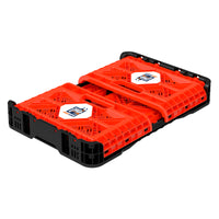 48L Smart Foldable Stackable Crate Tool Collapsible Storage Box - Red