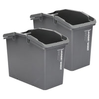 2 Set Stackable Multipurpose Laundry Basket Dark Grey