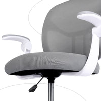 Kids Desk Chair - Children Office Study Seat with Footrest NOVA - Grey