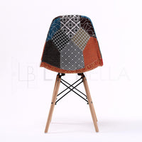 4X Retro Dining Cafe Chair DSW MULTI COLOUR