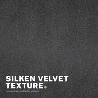 Desk Armchair - Home Office Swivel Chair Adjustable Height Seat PLUME BLACK