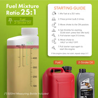 Dynamic Power 43cc Petrol Whipper Snipper Brush Cutter + 4 Blade