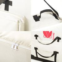 Massage Table Bed Portable Delux Wheeled Carry Bag 75cm WHITE