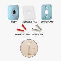 Door Stopper Wall Mount Door Stop Adhesive Catch Hole Advanced BLUE