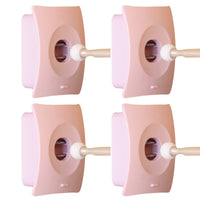 4X Door Stopper Wall Mount Door Stop Adhesive Catch Hole Advanced PINK