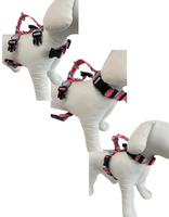 Dog Double-Lined Straps Harness Adjustable L NEON CAROL-PINK