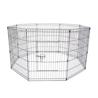 Pet Playpen Foldable Dog Cage 8 Panel 30in