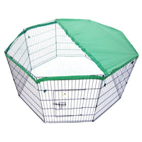 Net Cover Green for Pet Playpen Dog Cage 30in