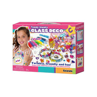 Colorato Trendy Jewellery Glass Art Deco - DIY Craft Kit for Kids Painting Set