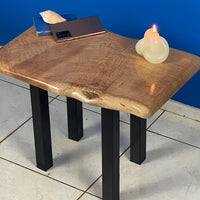 Bedside side Table- Live Edge Silky Oak Australian Timber