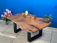 Coffee side table Silky Oak handmade in Australia