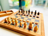 Wooden Makruk traditional Thai Chess Set