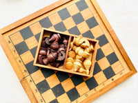 Wooden Makruk traditional Thai Chess Set