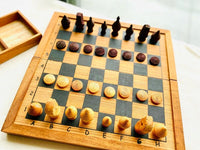 Wooden Makruk traditional Thai Chess Set