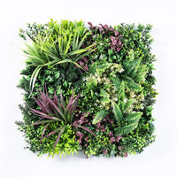 12 Artificial Plant Wall Grass Panels Vertical Garden Foliage Tile Fence 50X50 CM