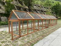 5 M Large Chicken Coop Run Guinea Pig Cage Villa Extension Rabbit Hutch House Pen