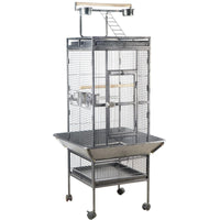 153 cm Large Bird Budgie Cage Parrot Aviary With Metal Tray and  Wheel