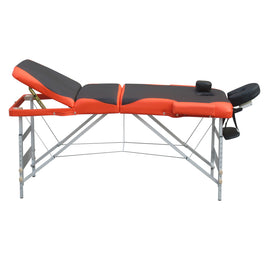 YES4HOMES 3 Fold 5 cm Thickness Foam Portable Aluminium Massage Table Massage Bed Beauty Therapy