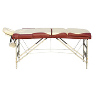 YES4HOMES 3 Fold 5 cm Thickness Foam Portable Aluminium Massage Table Massage Bed Beauty Therapy
