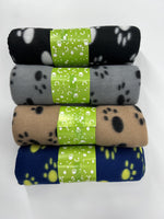 4 X Pet Blanket Dog Cat Rug Puppy Kitten Washable Soft Warmth Fleece 100 X 70 CM