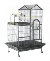 160cm XL Bird Cage Pet Parrot Aviary Perch Castor Wheels