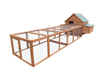 XXL Chicken Coop Rabbit Hutch Ferret Cage Hen Chook Cat Kitten House With Run