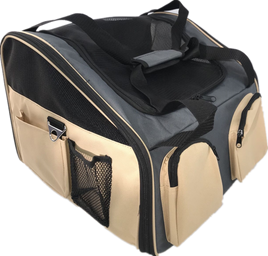 YES4PETS Pet Carrier Dog Cat Car Booster Seat Portable Soft Cage Travel-Grey