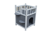 YES4PETS Cat Shelter Condo with Escape Door Rabbit Kitty Dog House Cave