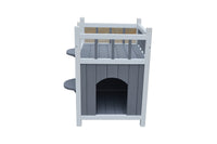 Cat Shelter Condo with Escape Door Rabbit Kitty Dog House Cave