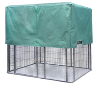 XXXXL Walk-in Bird Cat Dog Chicken Rabbit Cage Pet Parrot Aviary  Perch 219x158x203cm With Green Cover