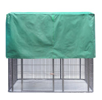 XXXXL Walk-in Bird Cat Dog Chicken Rabbit Cage Pet Parrot Aviary  Perch 219x158x203cm With Green Cover