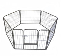 YES4PETS 6 Panel 60 cm Heavy Duty Pet Dog Puppy Cat Rabbit Exercise Playpen Fence