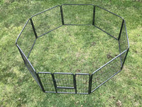 60 cm Heavy Duty Pet Dog Puppy Cat Rabbit Exercise Playpen Fence With Cover