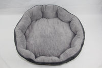 Blue / Grey Washable Fleece  Soft Pet Dog Puppy Cat Bed-Large