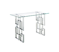 Royale Silver Console Table