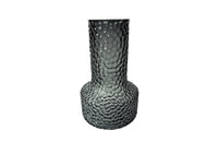 Green Hammer Glass Vase - 25cm