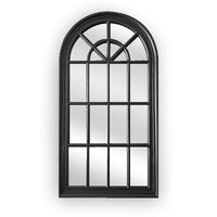 Window Style Mirror - Black Arch 70 CM x 130 CM