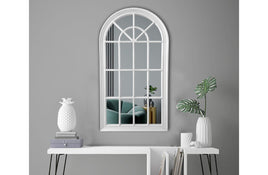 Window Style Mirror - White Arch 70 CM x 130 CM