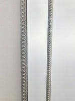 Silver Beaded Framed Mirror - X Large 190cm x 100cm